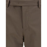 PT Torino Brown Wool Oves Aries Dress Pants