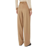 Max Mara Brown Virgin Wool Casual Pants