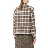 Max Mara Brown Cotton Pattern Shirt