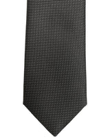 Dolce & Gabbana Black Silk Micro Polka Dot Adjustable Tied Necktie Tie