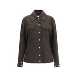 Max Mara Brown Wool Oves Aries Full-Length Jacket