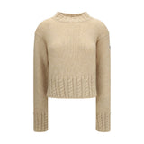 Moncler Beige Alpaca Vicugna Pacos Turtleneck