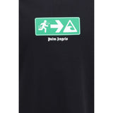 Palm Angels Black Cotton T-Shirt