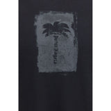 Palm Angels Black Cotton T-Shirt