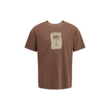 Palm Angels Brown Cotton T-Shirt