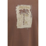 Palm Angels Brown Cotton T-Shirt