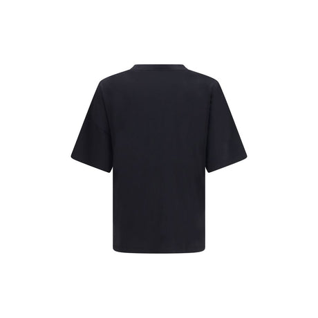 Palm Angels Black Cotton T-Shirt
