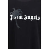 Palm Angels Black Cotton T-Shirt