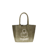 Isabel Marant Bicolor Cotton Shoulder Bag