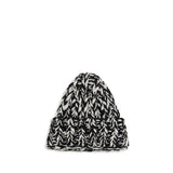 Ami Paris Black Wool Oves Aries Beanie