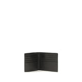 Prada Black Calf Leather Bos Taurus Wallet