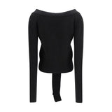 Ermanno Scervino Black Cashmere Cardigan