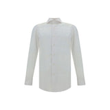 Finamore White Cotton Dress Shirt