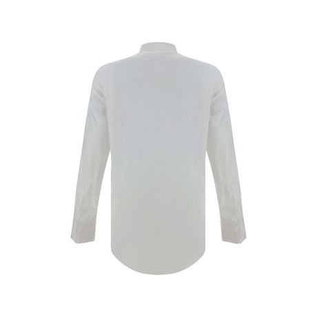 Finamore White Cotton Dress Shirt