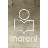 Isabel Marant Bicolor Cotton Shoulder Bag