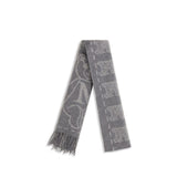 Max Mara Gray Cashmere Scarf