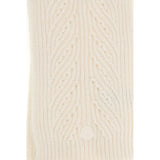 Moncler Beige Wool Oves Aries Foulard