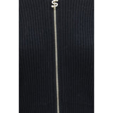 Max Mara Black Wool Oves Aries Cardigan