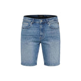 Replay Blue Cotton Bermuda Shorts