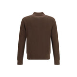 Burberry Brown Wool Oves Aries Dress Shirt