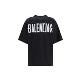Balenciaga Black Cotton T-Shirt