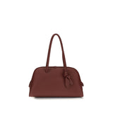 Jacquemus Bordeaux Calf Leather Bos Taurus Shoulder Bag