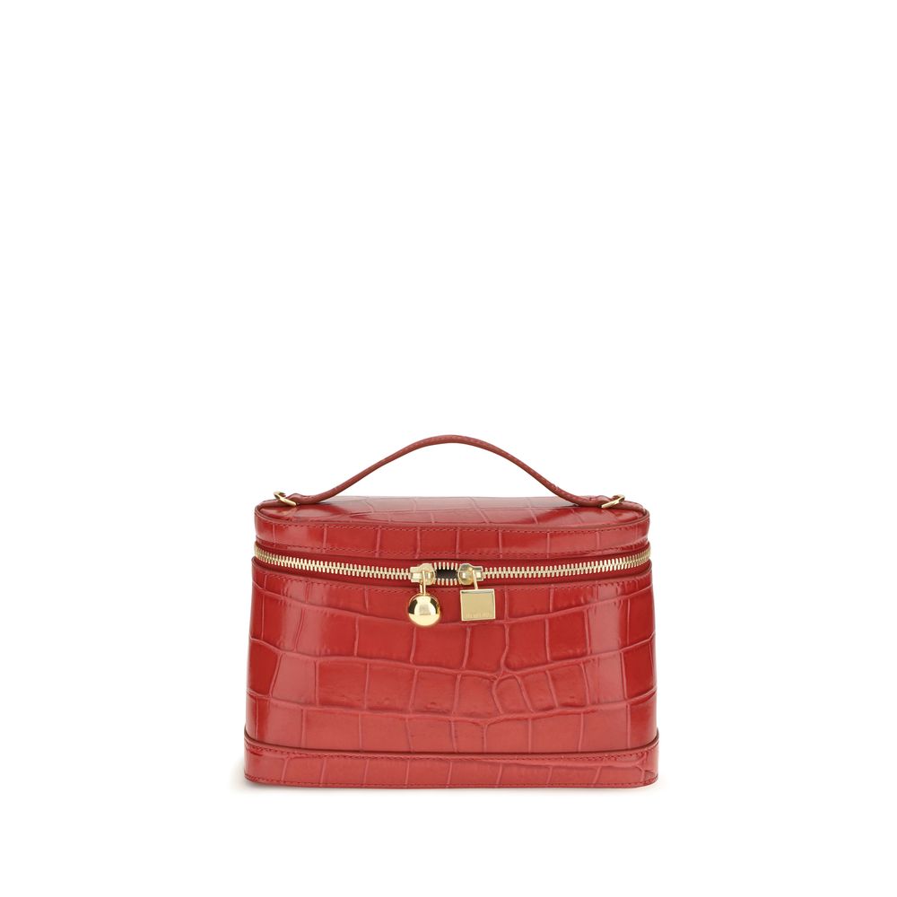Jacquemus Red Calf Leather Bos Taurus Handbag