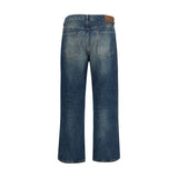 Our Legacy Blue Cotton Relaxed Fit Jeans