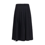 Our Legacy Black Wool Oves Aries Midi Skirt