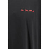 Balenciaga Black Cotton T-Shirt