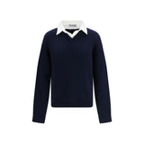 Balenciaga Blue Cotton Sweatshirt