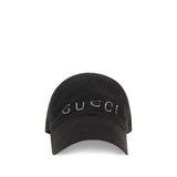Gucci Black Cotton Cap (Baseball Hat)