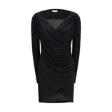 Balmain Black Viscose Casual Dress