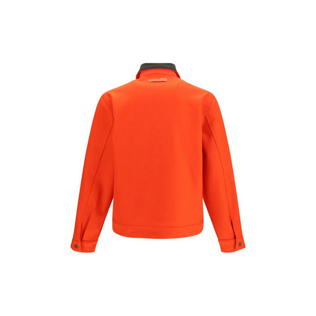 GR10K Red Wool Oves Aries Full-Length Jacket