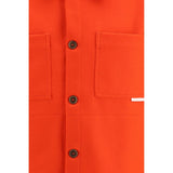 GR10K Red Wool Oves Aries Full-Length Jacket