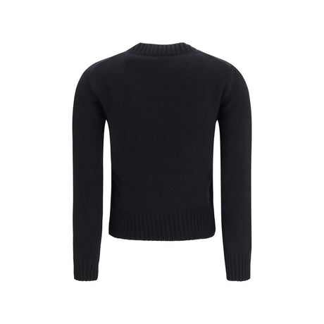 Ami Paris Black Wool Oves Aries Sweatshirt