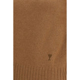 Ami Paris Brown Cashmere Turtleneck