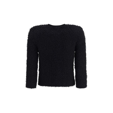 Balmain Black Viscose Shell Jacket