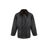 Barbour Black Cotton Full-Length Jacket