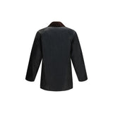 Barbour Black Cotton Full-Length Jacket