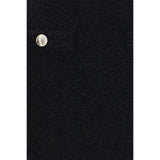 Balmain Black Viscose Mini Skirt