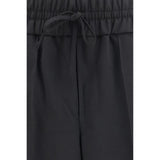 Ami Paris Black Wool Oves Aries Casual Pants