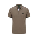 Hugo Boss Beige Cotton Polo Shirt