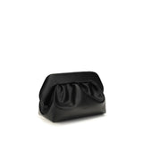 THEMOIRè Black Recycled Leather Clutch Bag