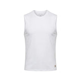 Calvin Klein Jeans White Cotton Tank Tops
