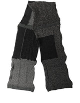 Dolce & Gabbana Multicolor Patchwork Wool Knit Shawl Scarf