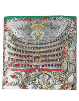 Dolce & Gabbana Multicolor Silk Printed Square Foulard Scarf