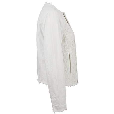 Mr&Mrs Italy White Cotton Women Jacket