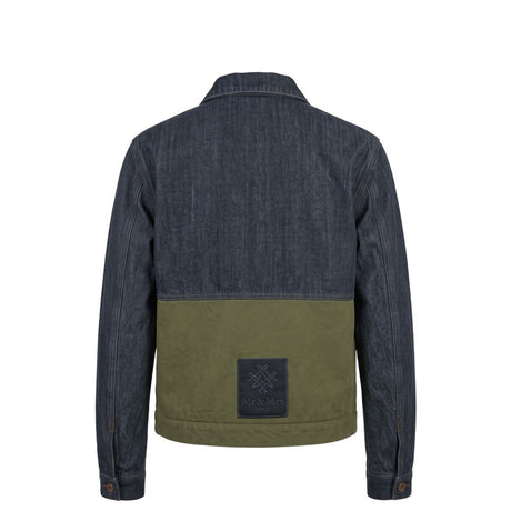 Mr&Mrs Italy Blue Cotton Mens Jacket