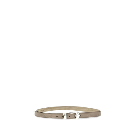 Our Legacy Brown Calf Leather Bos Taurus Thin Belt
